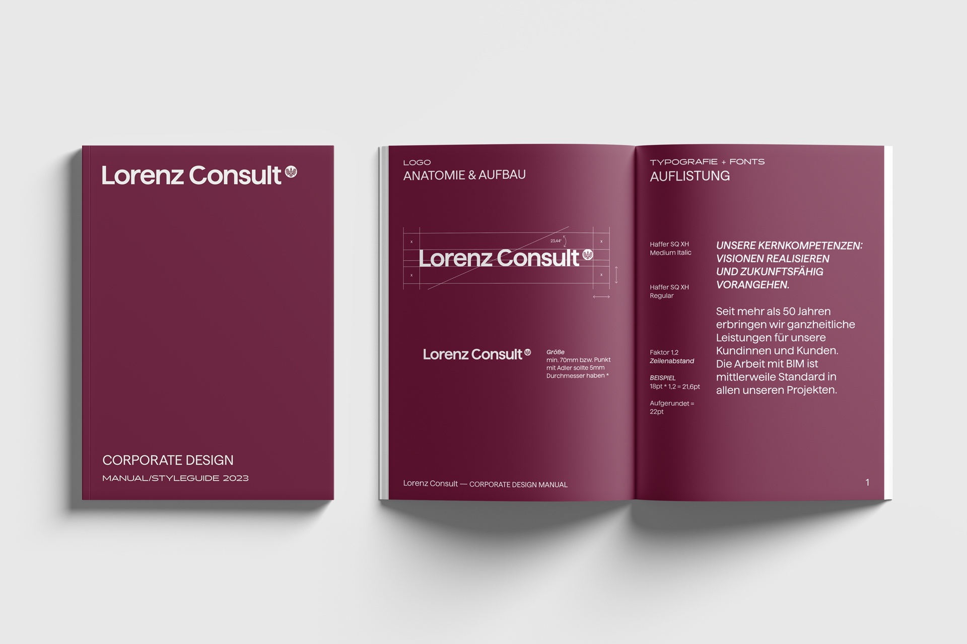 Design Manual von der Fira "Lorenz Consult"